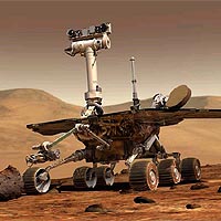 Artist's concept of Mars Exploration Rover
<P>
Image courtesy: NASA/JPL